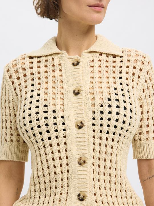 Produktbild Selected Femme Häkel-Look Strickjacke (XL)