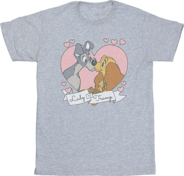 Immagine prodotto Disney Lady And The Tramp Love Maglietta Ampia Donna (XL)