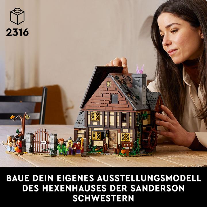 Image du produit LEGO Disney Hocus Pocus: The Sanderson Sisters' Cottage (21341, LEGO Ideas, LEGO difficiles à trouver)