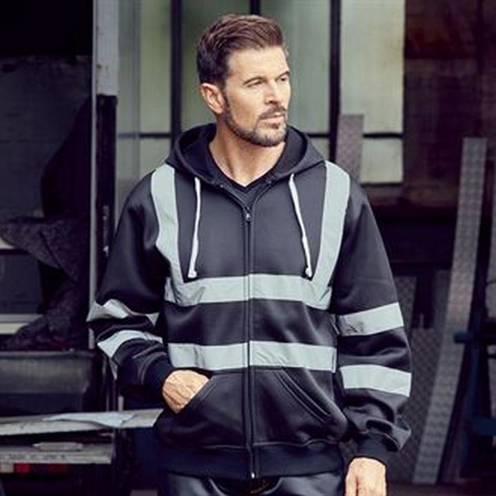 Actual product image Yoko Hi Vis Reflective Work Hooded Jacket (XXL)