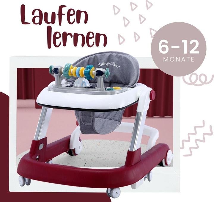 Image du produit Hermex Baby Walker Chariot de marche Chariot de marche sans marche Chariot de marche pour jeunes enfants