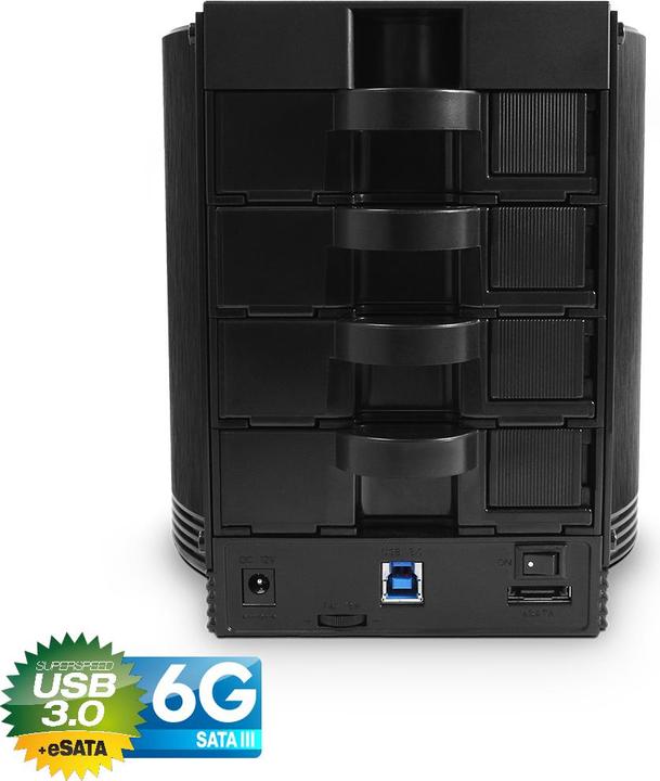 Fantec SQ-35U3E-6G BLACK ALU (3.5")