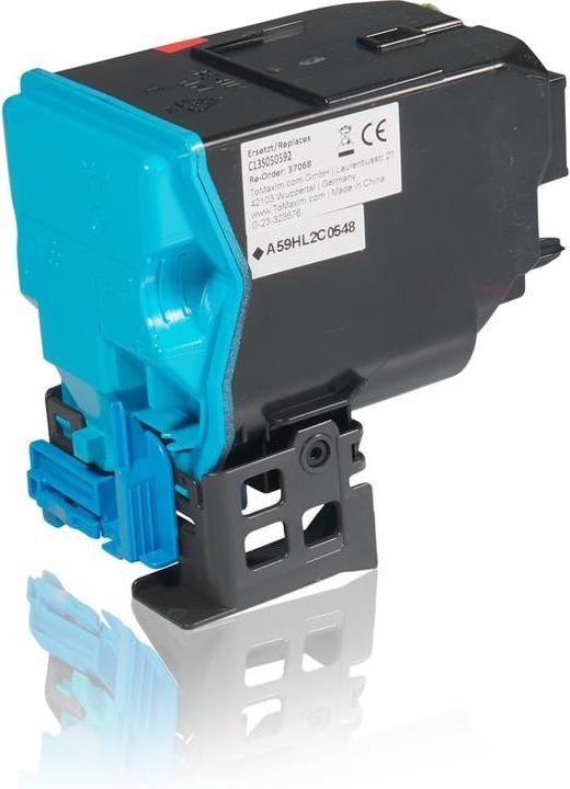 Actual product image Inkadoo Toner compatible to Epson C13S050592 / S050592 Toner, cyan Cyan (C)