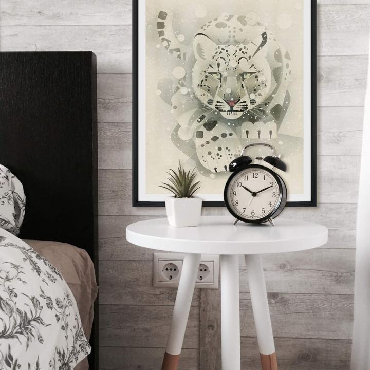Produktbild Trenddeko Schneeleopard (80 x 100 cm)