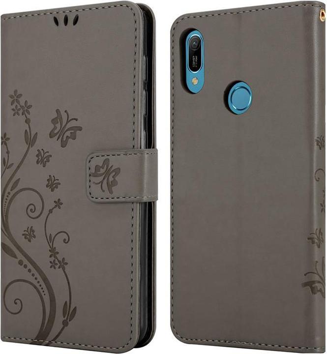 Image du produit Cadorabo Couverture du livre de fleurs (Huawei Y6 (2019))