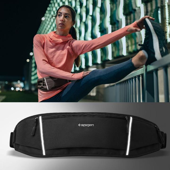 Immagine prodotto Spigen Dynamic Shield Waist Bag czarny/nero saszetka biodrowa AMP04618