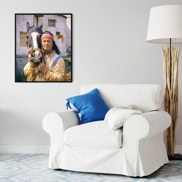 Produktbild Trenddeko Pierre Brice - Winnetou (30 x 40 cm)