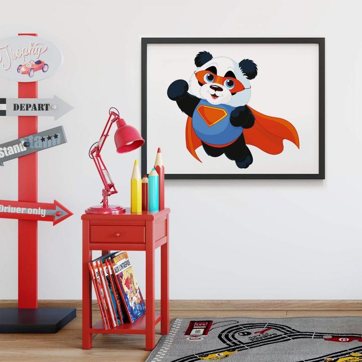 Immagine prodotto Trenddeko Super Panda (30 x 24 cm)