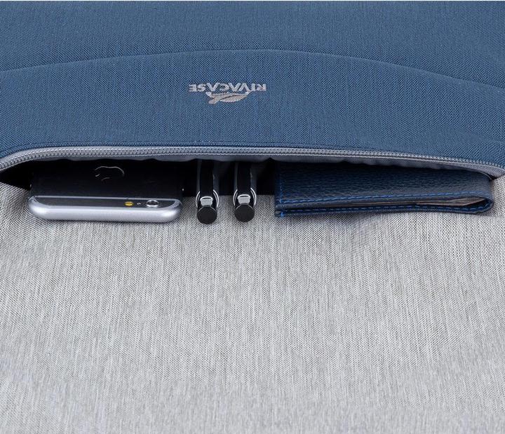 Produktbild Rivacase 7567 Grau Dunkelblau Notebookrucksack bis 17.3"