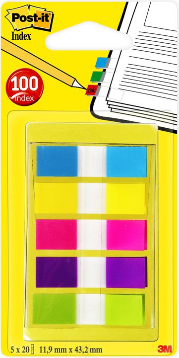 Post-it Index Mini (12 x 43 mm)