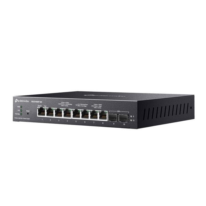 Productafbeelding TP-Link OMADA 8-POORTS 2,5GBASE-T EN 2-POORTS 10GE SFP SMART SWITCH W (10 Havens)