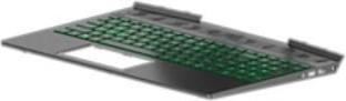 Actual product image HP Top Cover Acg W Kb Bl Sl