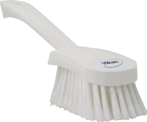Image du produit Fincke Brosse manuelle à manche court, souple, épissé, lot de 10, blanc. (10 pcs)