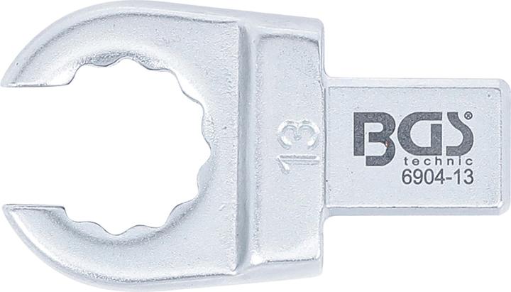 Produktbild BGS Einsteck-Ringschlüssel offen 13 mm Aufnahme 9 x 12 mm (13 mm)