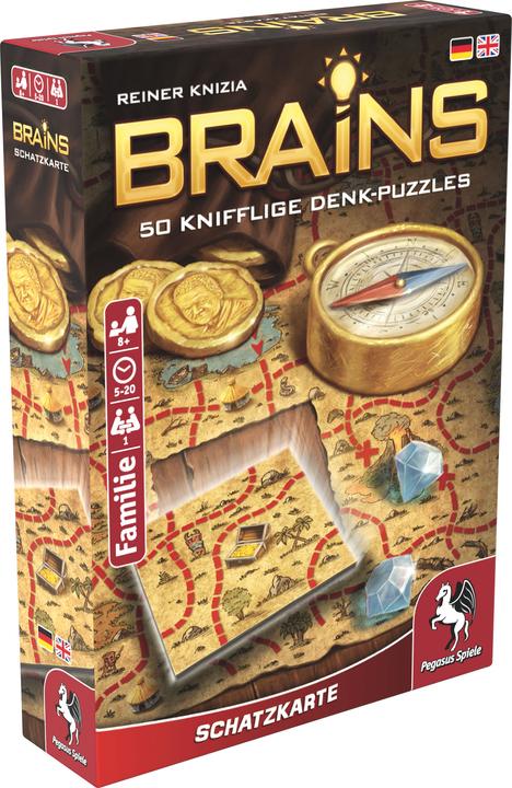 Image du produit Pegasus Carte au trésor de Brain (Allemand, Anglais)