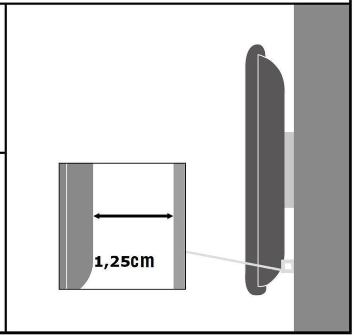 Immagine prodotto Techly staffa a parete fissa (Muro, 37", 35 kg)