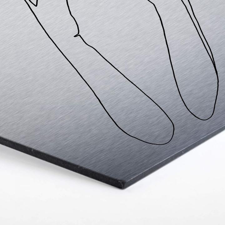 Actual product image Trenddeko Silver Effect - Desperate (25 x 22 cm)