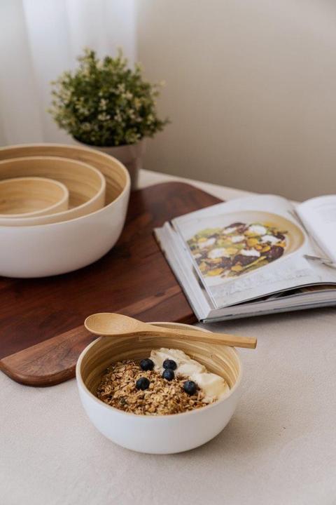 Actual product image Nuts Bowl Bamboo S white (14 cm, 1 x)