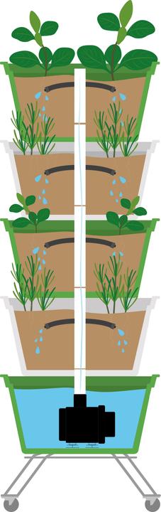 Actual product image Hexagro Poty Kit L Smart Gardening