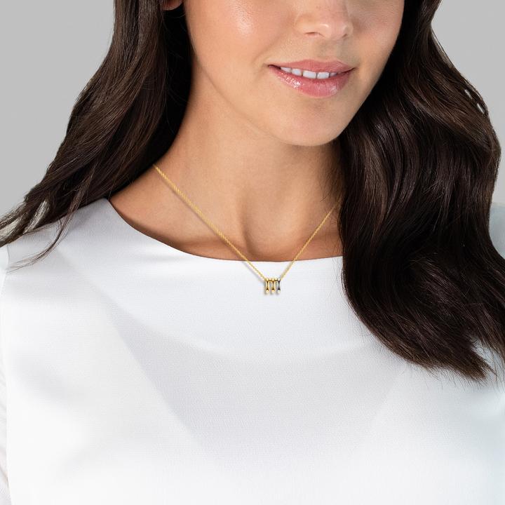 Image du produit Glanzstücke München Chaîne en argent sterling bi-colore - 26909 (Argent Sterling, 40 - 45 cm)
