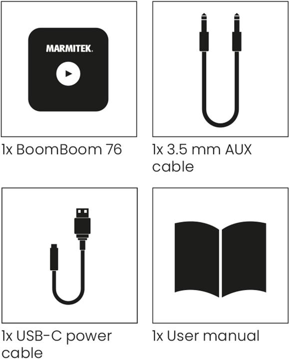 Actual product image Marmitek Récepteur Bluetooth BoomBoom 76 (Receiver)