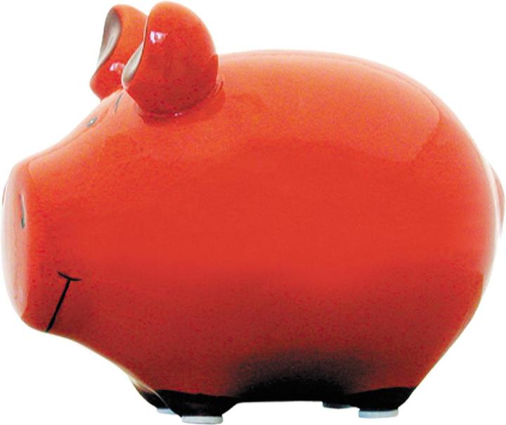 KCG Sparschwein rot 12x10cm