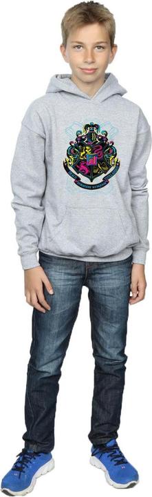 Immagine prodotto Neon Hogwarts Crest Felpa con Cappuccio Ragazzi (128)