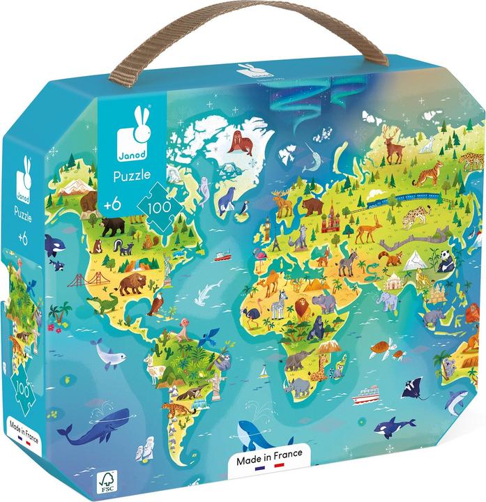 Produktbild Janod Welt (100 Teile)