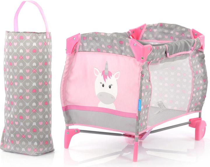 Produktbild Hauck Faltbares Puppenbett Einhorn