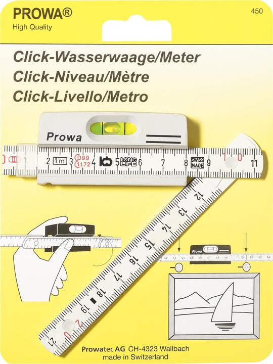 Produktbild Prowa Click Wasserwaage (100 cm)