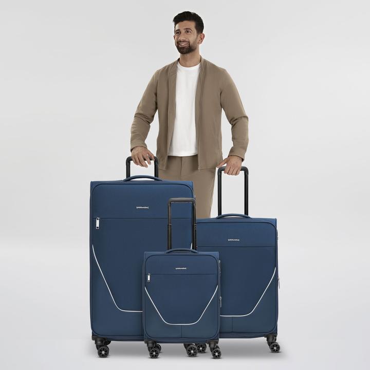 Image du produit Stratic taska Set de valises à 4 roulettes 3pcs avec soufflet extensible (233 l, XL (à partir de 115l))