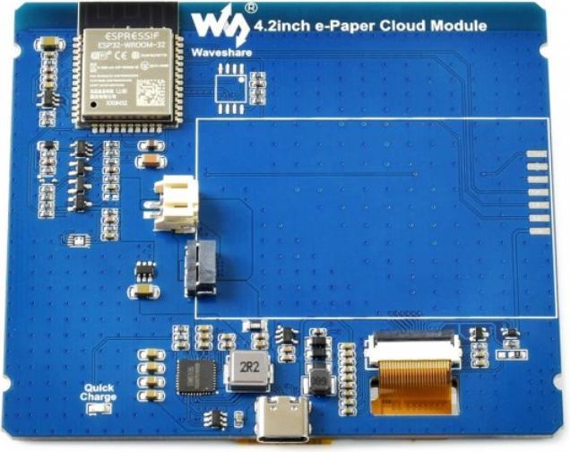 Produktbild WaveShare 4.2 Zoll E-Ink Cloud Display mit WiFi und Bluetooth