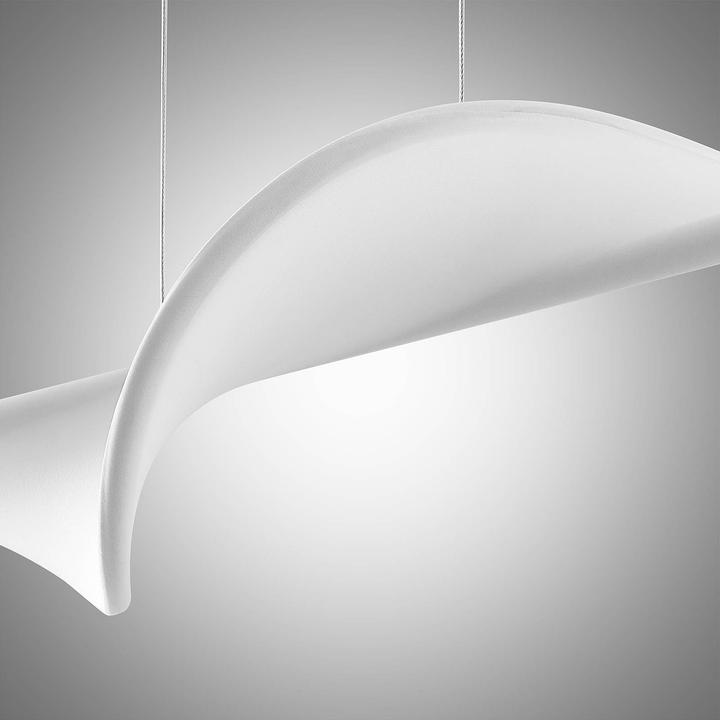 Immagine prodotto Lucande Lampada a sospensione Edano Bianco/Cromo (1360 lm)