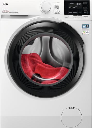 AEG LR7E60489 Washing machine front loader 8 kg 1,400 rpm start time preselection (8 kg, Left)