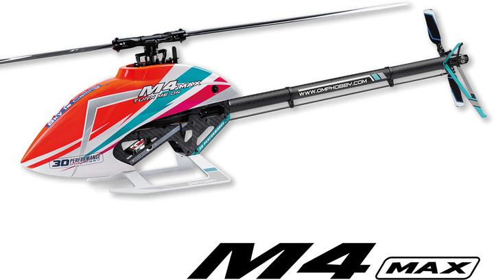 Image du produit OMP Hobby Hélicoptère M4 Max Combo Orange, en kit