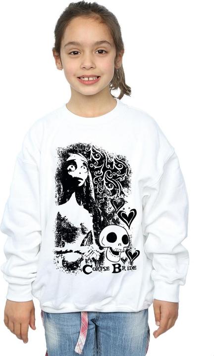 Produktbild Corpse Bride Skull Logo Sweatshirt Mädchen (152, 158)