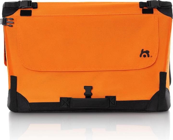 Actual product image Maelson Soft Kennel faltbare Hundebox in 3 Grössen - Neon Orange (Dog, Breathable, Washable, Foldable)