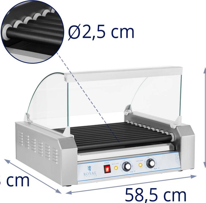 Immagine prodotto Royal Catering Cuoci wurstel 11 Rulli - con copertura
