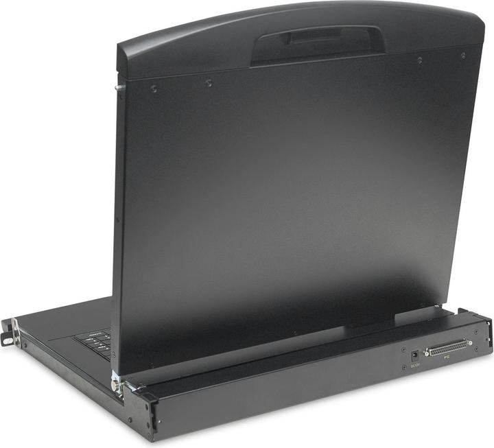 Produktbild Digitus 19" HD LCD KVM Konsole, 16-Port Cat 5, deutsche Tastatur
