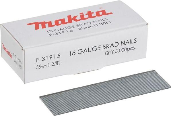 Produktbild Makita Stauchkopfnagel Brads 35 mm 5000 Stück galvanisiert ( F-31915 ) für Nagler DBN500/AF50