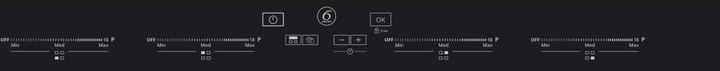 Actual product image Whirlpool SMO 654 OF/BT/IXL Schwarz Integriert 65 cm Zonen-Induktionskochfeld 4 Zone(n)