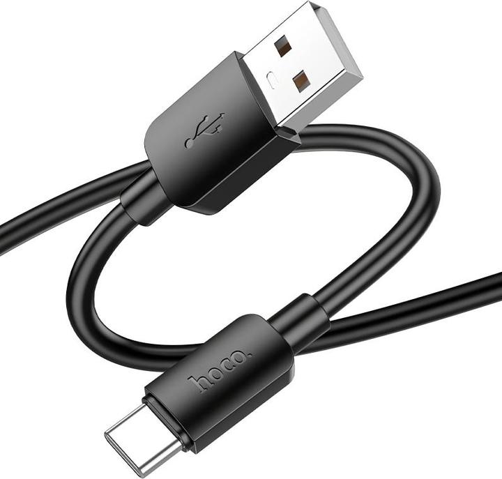 Produktbild Hoco USB-A to USB-C X96, 27W, 0.25m, schwarz (0.25 m, USB 3.2 Gen 2)