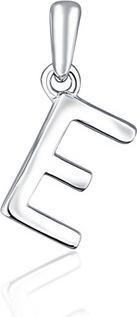 JVD Minimalist Silver Letter "E" Pendant SVLP0948XH2000E