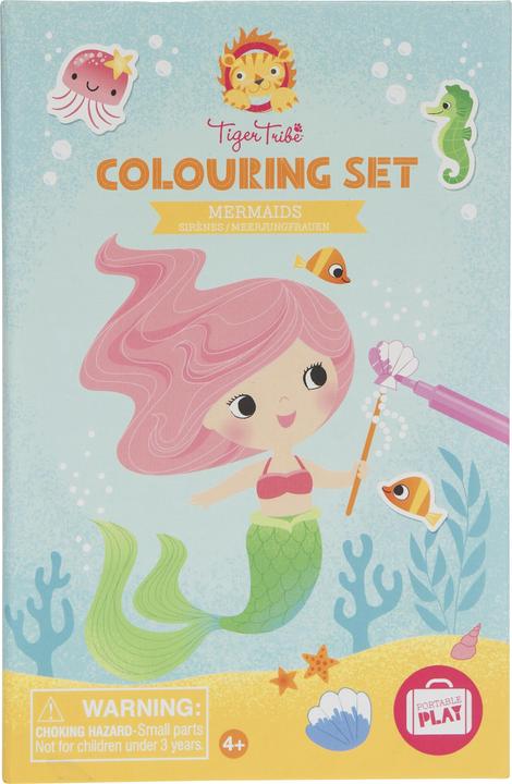 Actual product image Tiger Tribe Mermaids painting set