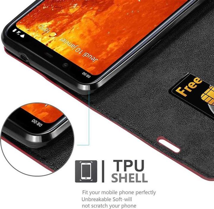 Produktbild Cadorabo Book Invisible Magnet Cover (Nokia 8.1)