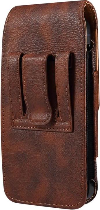 Produktbild Cover-Discount Nylon - Leder Gurttasche mit Kartenfach braun / L