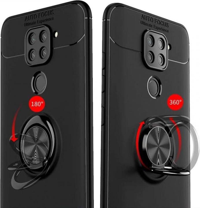 Actual product image Screenguard RingCase 360 Degree Xiaomi Redmi Note 9 Cover (Xiaomi Redmi Note 9)