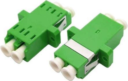 Image du produit Tecline LWL Kupplung, LC/APC 8° / LC/APC 8° Duplex, OS2, grün