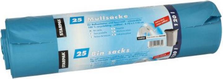 Actual product image Papstar Waste bag 120 l, 25 pieces, light blue (25 x, 120 l)