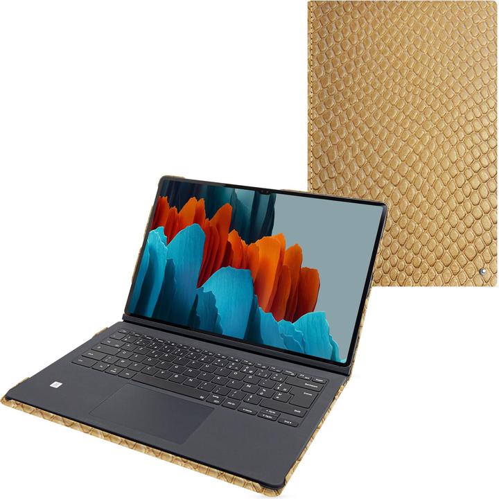 Actual product image Noreve Samsung Galaxy Tab S9 Ultra + Book Cover Keyboard leather case (Galaxy Tab S9 Ultra)
